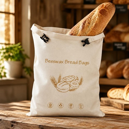 Sac pain coton cire - coton,