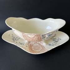 Saucière ancienne Longchamp France Cordoue faïence Terre De Fer