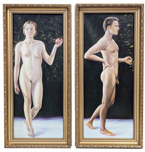 Adam eve peinture - adam,