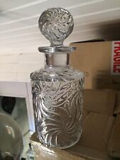 Ancien grand flacon à parfum cristal Baccarat modèle Serpentine