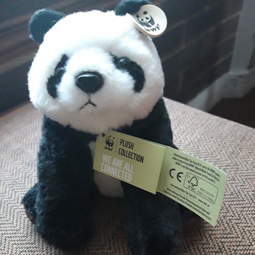 Doudou peluche panda wwf - ,