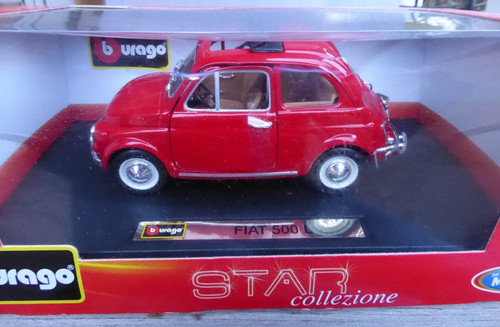 Burago pkw fiat - 500, l