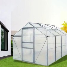 Panneaux de serre en polycarbonate 60x120 cm clairs pour les clôtures de