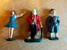 Lot de 3 figurines en plomb du