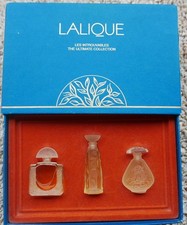 Mini parfums " Les introuvables " de Lalique.