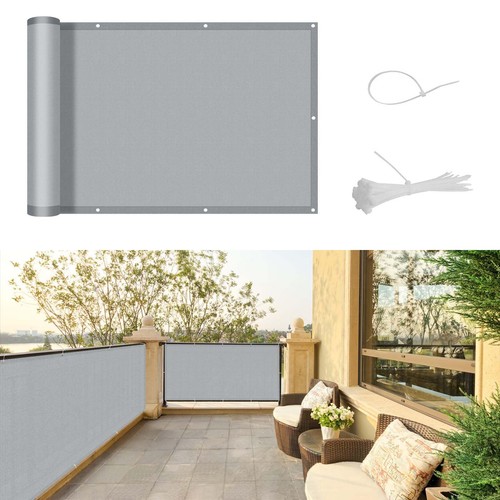 Brise vue balcon 90x700cm - vue,