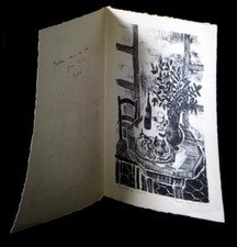 AGOSTINI (Tony) - [Grande carte de voeux signée].