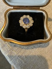 Bague Saphir Bleu 1,5k