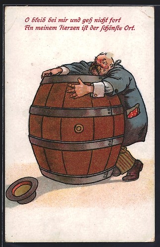 Homme ivre embrasse - un,