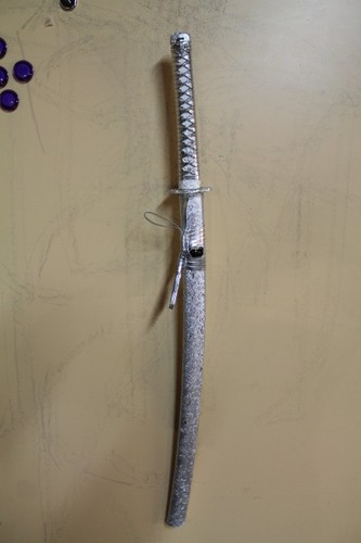 Japanese style silver katana - japanese,