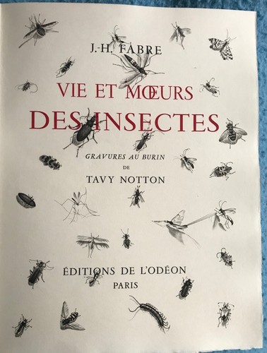 Fabre vie moeurs des - fabre,