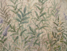 2 Mètres iLiv Champs De Fleurs En Lin Mélangé Tissu Coussin Rideau Rembourrage