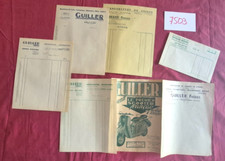 N° 7503 / GUILLER  / lettres entête + prospectus scooter bloc moteur AMC 1952