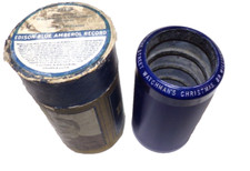 Phonographe À Cylindre Edison 4M Disque #23148, "Le Noël Du Streetman"