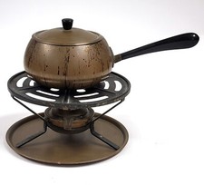 Ensemble De Fondue En Cuivre