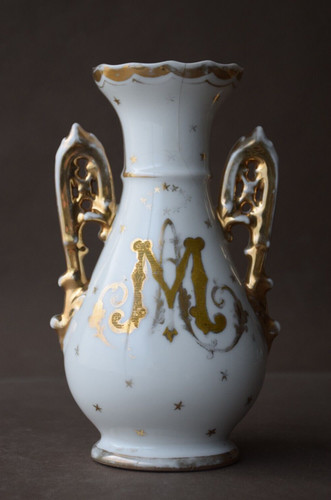 Vase autel porcelaine de - porcelaine,