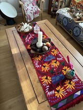 Mexique Chiapas chemin table tenture murale handmade art populaire traditionnel