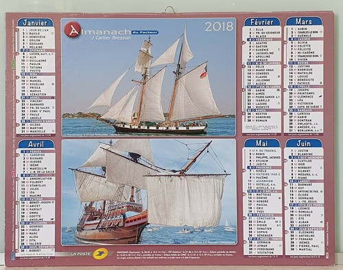 Calendrier oberthur almanach - oberthur,