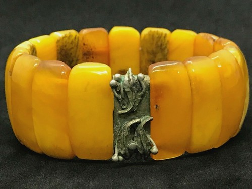 Ancien bracelet ambre - bracelet, vintage
