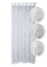 Rideau voile boucles 140x245 - rideau,