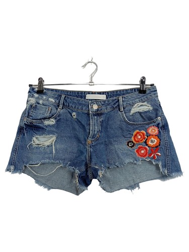 Zara short jean femme bleu - zara,