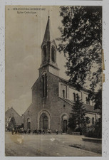 STRASBOURG (67) Robertsau Eglise Catholique   animée