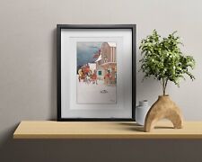 HARRY ELIOTT Lithographie Rare