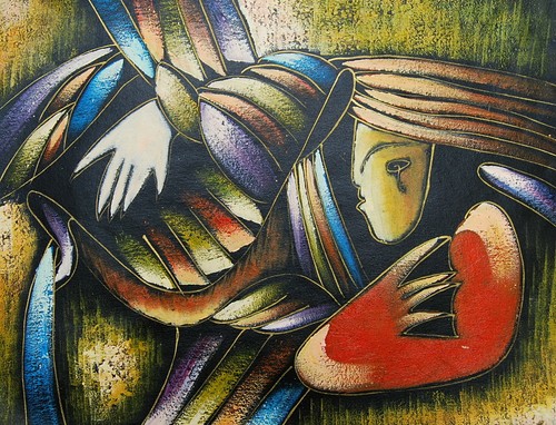 Tableau peinture huile sur - huile,