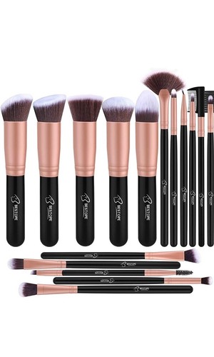Pinceaux maquillage rose - pinceaux,