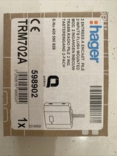 HAGER TRM702A - Micro module 2 entrées avec  Pile