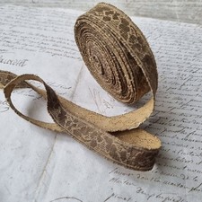 Galon Fil D'Or 500 cm XIXè French Antique Gold Fabric Ribbon 19thC