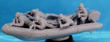 Peddinghaus-3 D Pression 1/72 72F138 5 US Navy Seal Avec Canot Pneumatique