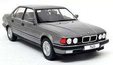 MCG 1/18 - BMW 7 Series 740I Metallic Grey 1992 E32 Diecast Model Car