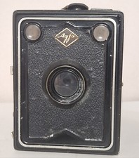 Appareil Photo de collection Vintage, AGFA BOX 34, avec étui 