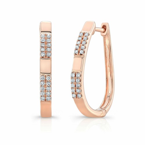 14k rose diamant linéaire - or,