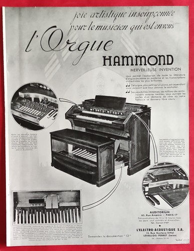 Publicité presse 1938 - ,