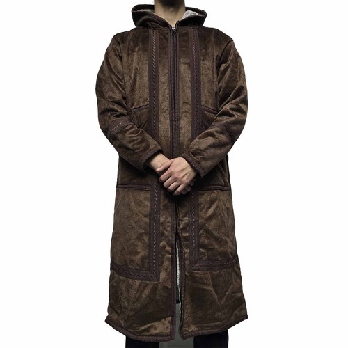Hiver marron capuche fausse - capuche,