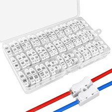 ®CH2 Domino Electricite Cosse Automatique Électrique Ressort Connecteur Rapid...