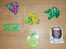 Lot de 6 magnets Gervais «alphabet français »