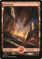 Magic MTG - Montagne Textless - La bataille de Zendikar - EXC - FR - FOIL