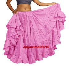 Pink Cotton 25 Yard Skirt 4