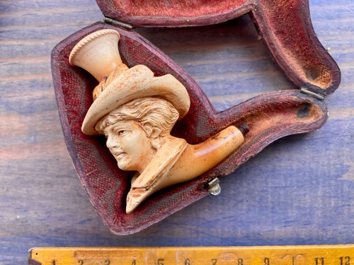 Pipe ancienne visage femme - ancienne, femme"
