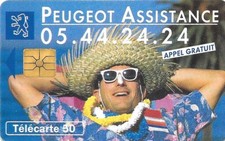 Télécarte Peugeot Assistance