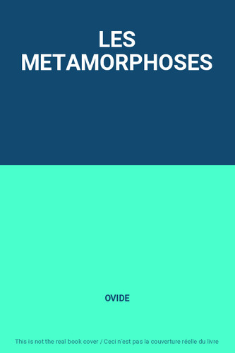 Les metamorphoses ovide - les,