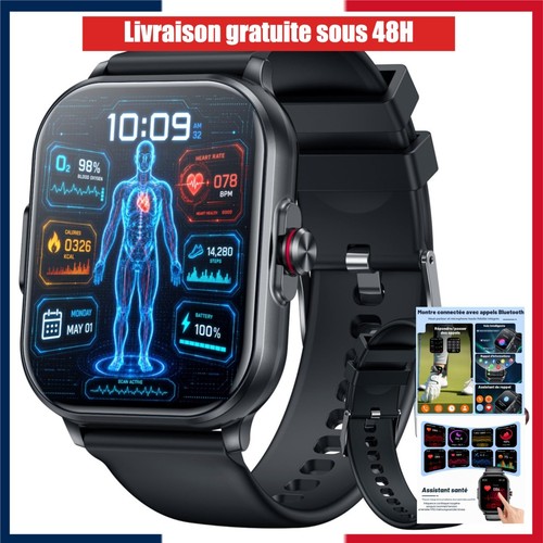 Montre connectée ecg homme - connectée,