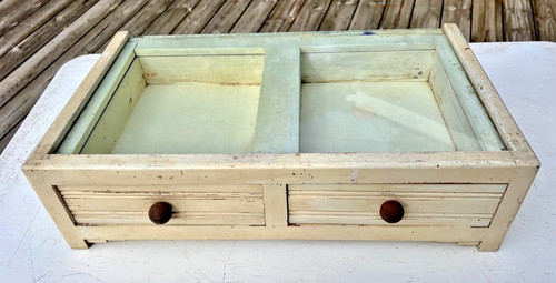 Ancienne vitrine comptoir - vitrine, de