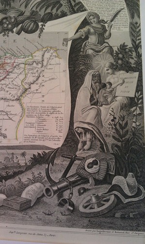 Carte géographique colonie - carte,
