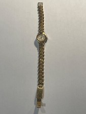 Montre Poignet Femme de Marque Maty en Plaqué Or à Réviser ou pour Pièce (187-9)