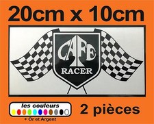 2x Stickers Café Racer -
