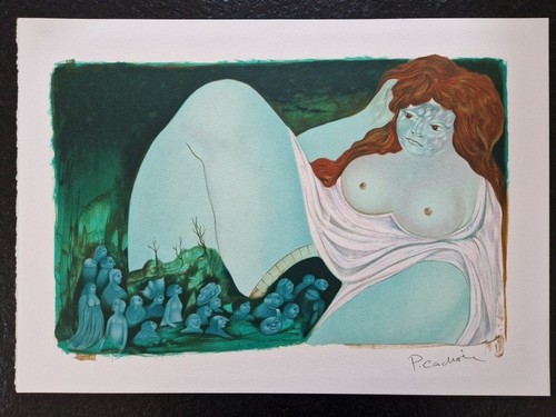 Pierre cadiou lithographie - pierre,